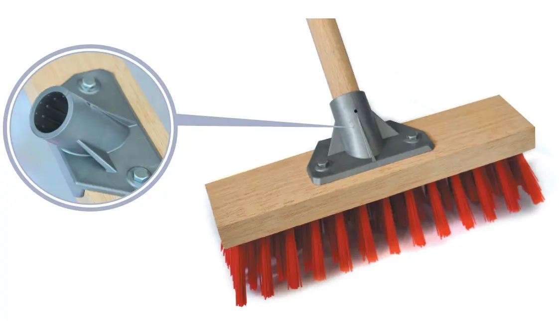 Balai cantonnier 31 cm PVC rouge MERCIER - 840