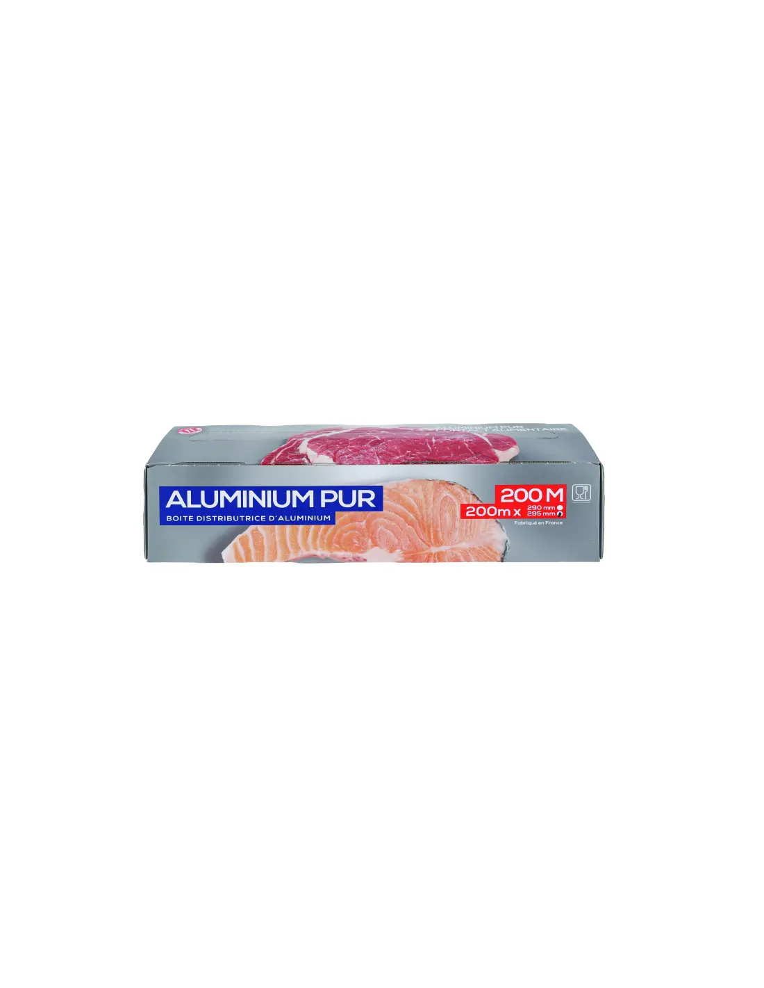 Papier Aluminium Pro Ep. 10,5µ Boite Cuter Box 200 M X 29 Cm - CDP - 5073
