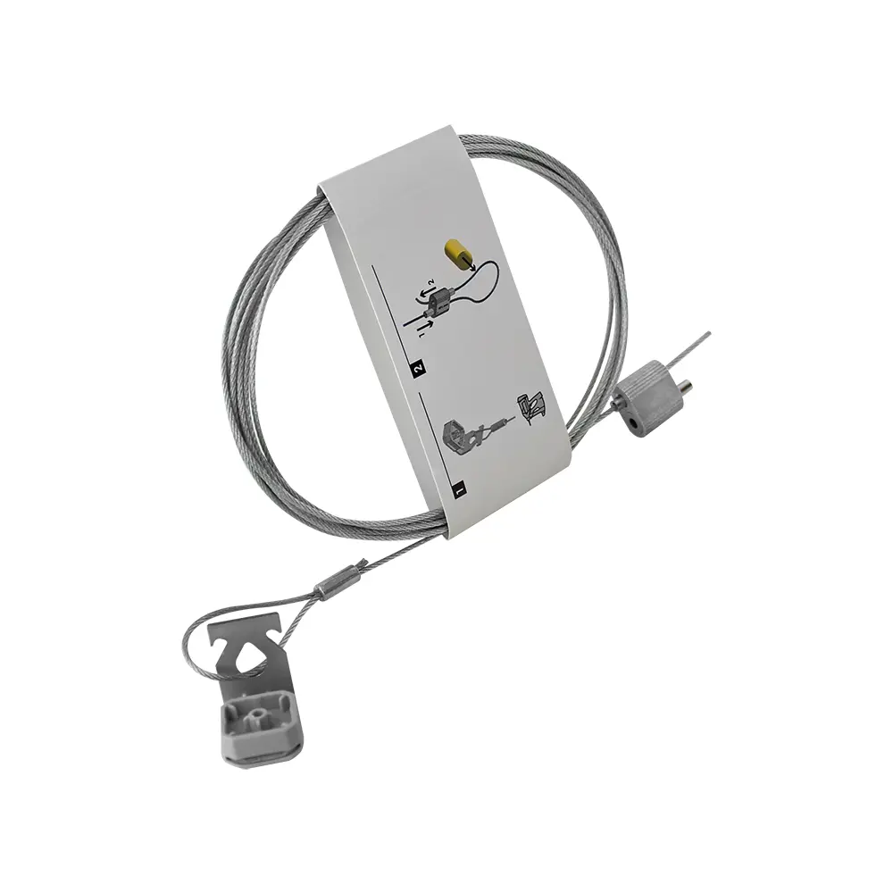 Kit de fixation filin prémonté câble 1,5 mm finition boucle + AAT 3 m - 10 unités - CELO - 9153AWFS
