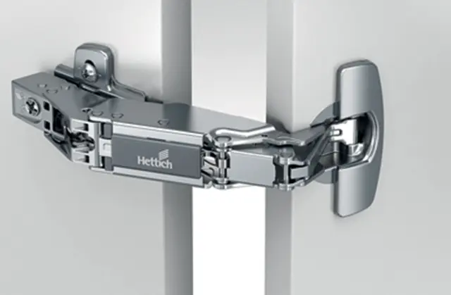 Charnière grand angle Sensys - Sans amortissement - porte 15 A 32 mm en applique à visser - HETTICH - 9099660