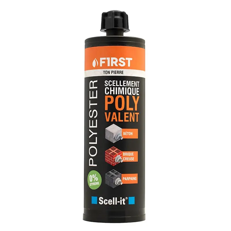 Cartouche scellement chimique polyester polyvalent First SCELL-IT - FIRST