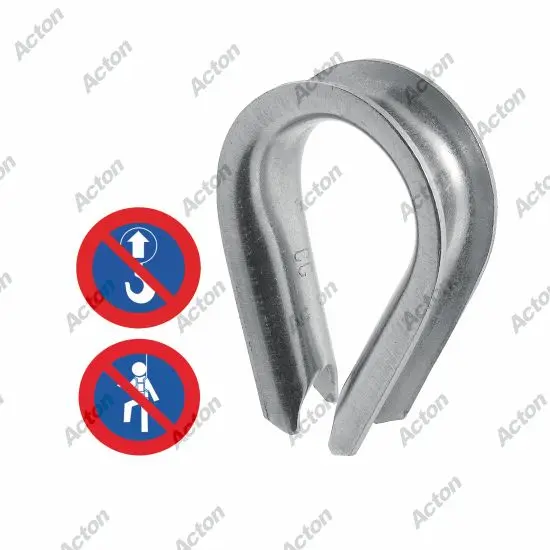 Cosse coeur Inox A4 (Modèle : 64983) - ACTON - 64983