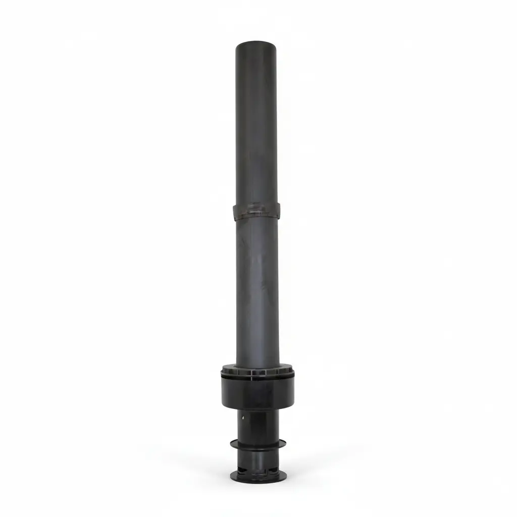 Terminal ventouse vertical pour chauffe-eau thermodynamique - Ø 80/125 - Noir - THERMOR - 354633