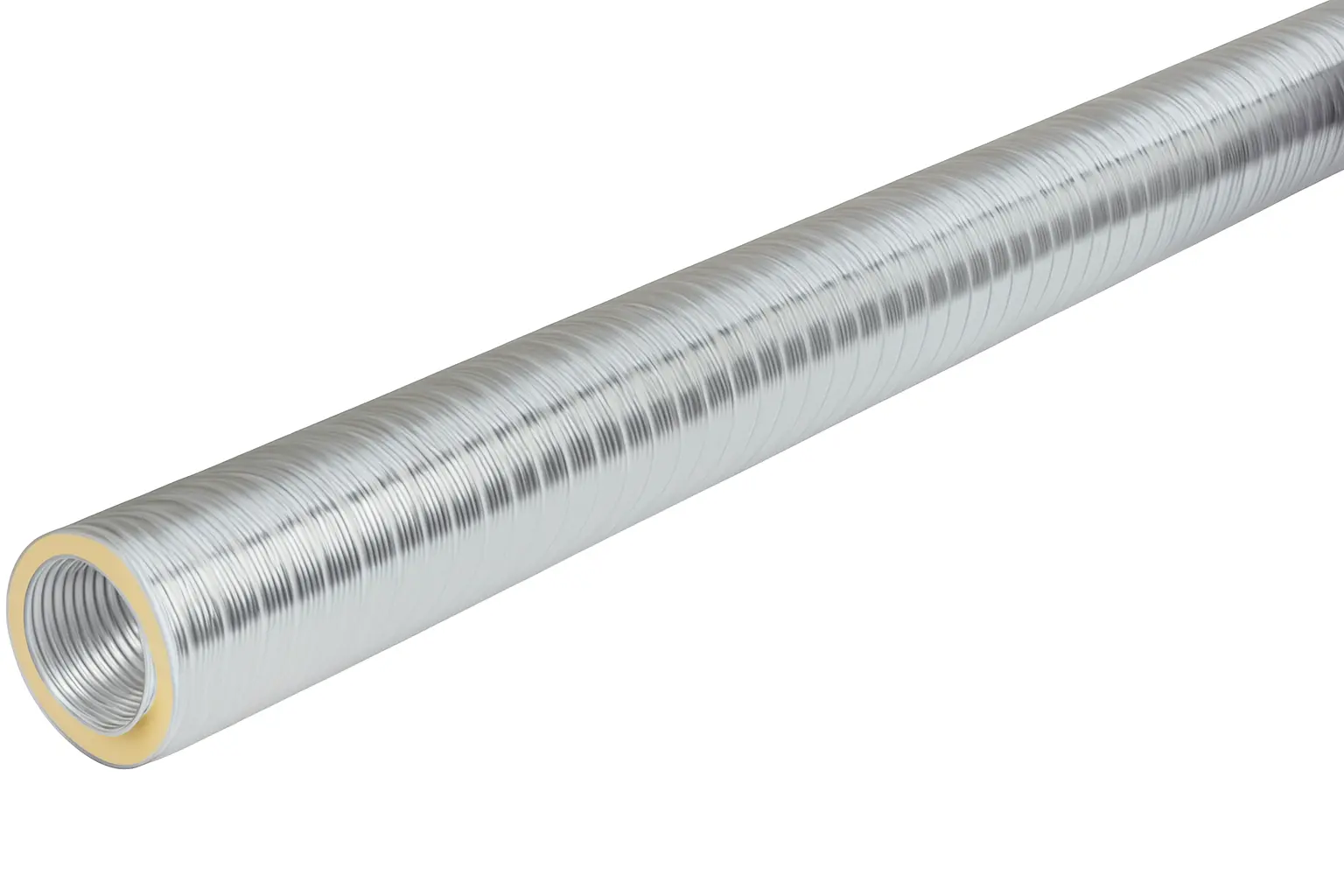 Gaine aluminium souple semi rigide calorifuge 2 mètres/160 mm - THERMOR - 900364
