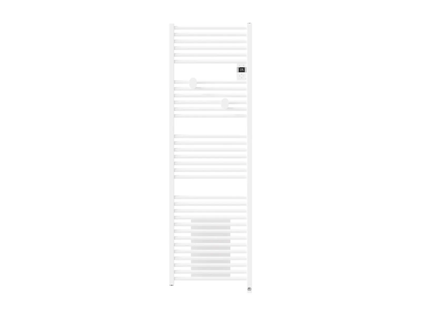 Radiateur sèche-serviettes connecté Riva 5 avec soufflerie - Blanc brillant - THERMOR - 4716XX
