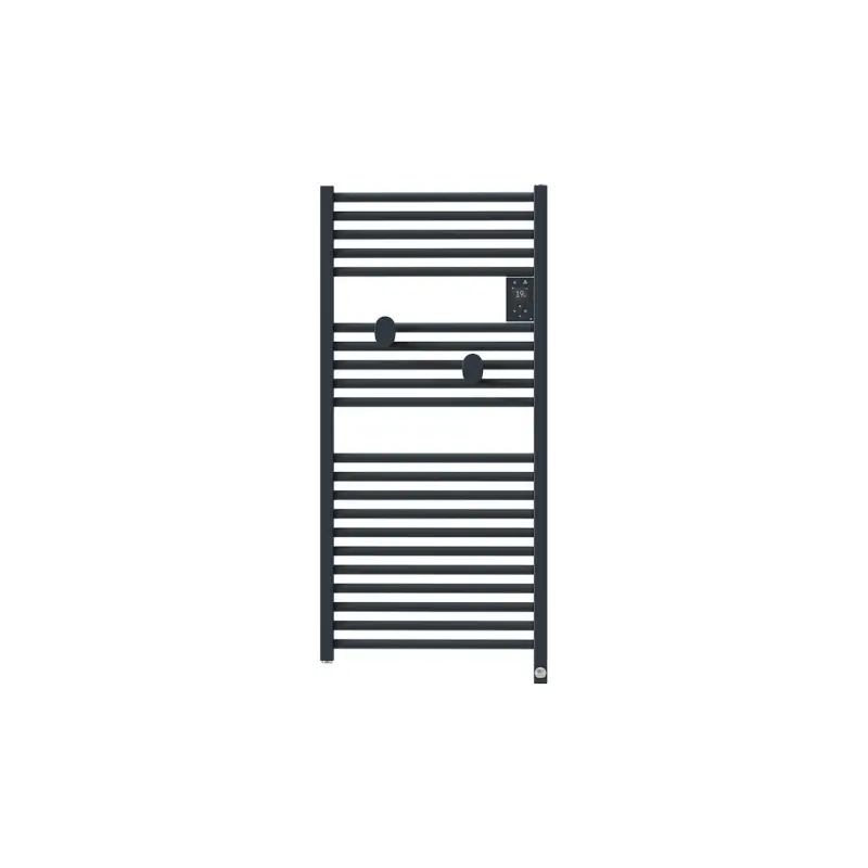Radiateur sèche-serviettes connecté Riva 5 avec soufflerie - Gris ardoise - THERMOR - 4716XXXX