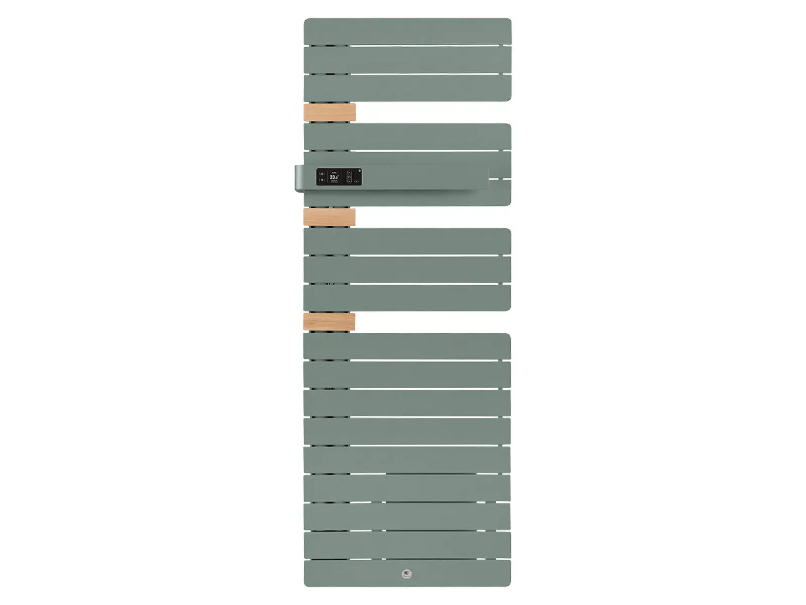 Radiateur électrique sèche-serviettes Allure 3 virtuose Mât à gauche avec soufflerie 1750W Vert eucalyptus/chêne - THERMOR - 483103