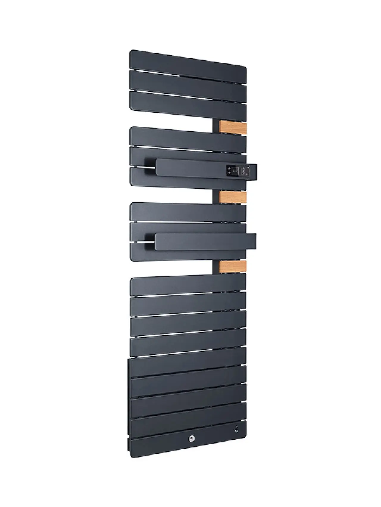 Radiateur électrique sèche-serviettes Allure Virtuose Mât à droite 1750W Gris ardoise/Chêne - THERMOR - 483140