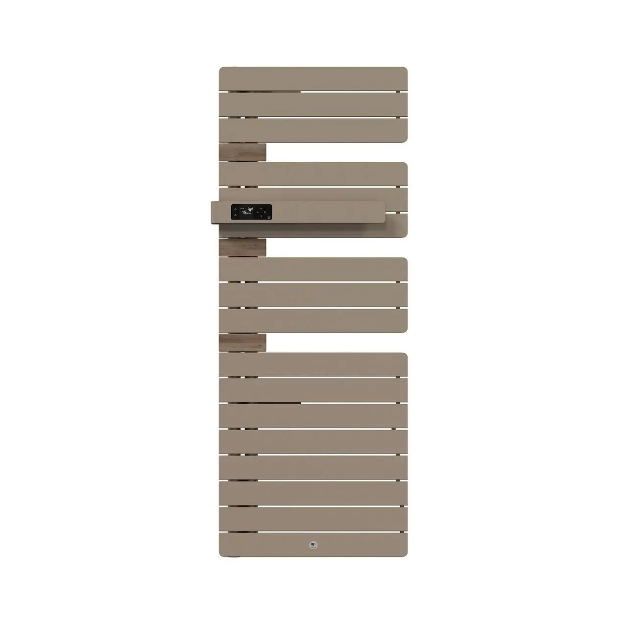 Radiateur électrique sèche-serviettes Allure 4 Classique Mât à gauche 750W Brun sable/Chêne - THERMOR - 483261