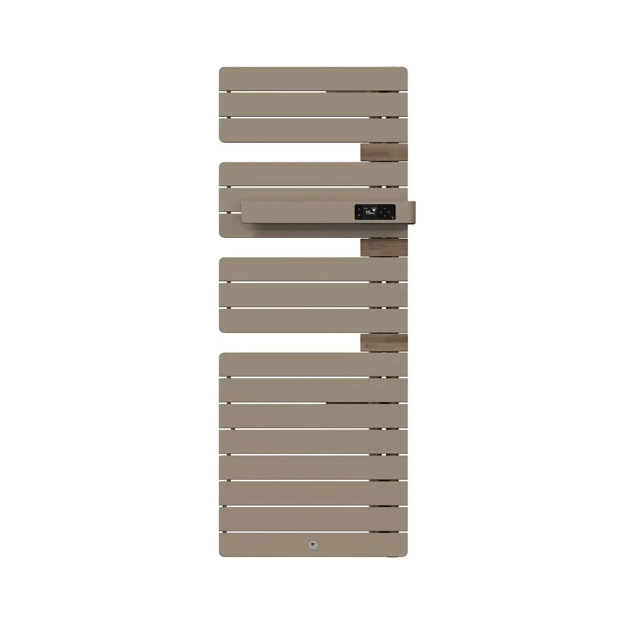Radiateur électrique sèche-serviettes Allure 4 Classique Mât à droite 750W Brun sable/Chêne - THERMOR - 483262