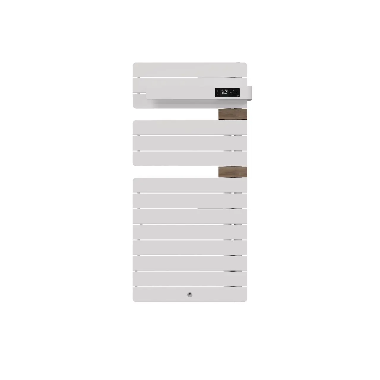 Radiateur électrique sèche-serviettes Allure 4 Classique Mât à droite 500W Blanc Mat/Chêne - THERMOR - 483292