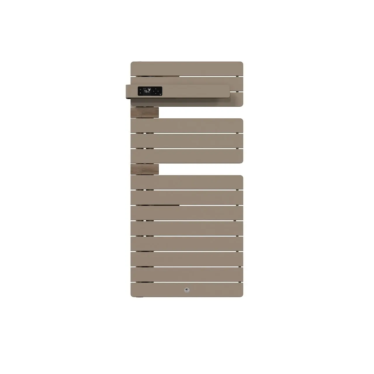 Radiateur électrique sèche-serviettes Allure 4 Classique Mât à gauche 500W Brun sable/Chêne - THERMOR - 483293