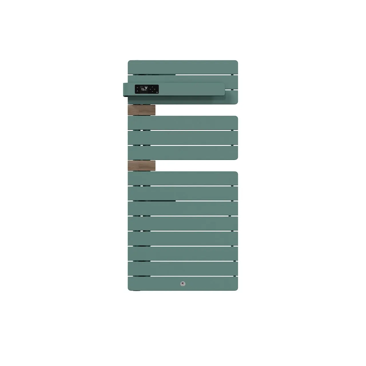 Radiateur électrique sèche-serviettes Allure 4 Classique Mât à gauche 500W Vert eucalyptus/Chêne - THERMOR - 483295