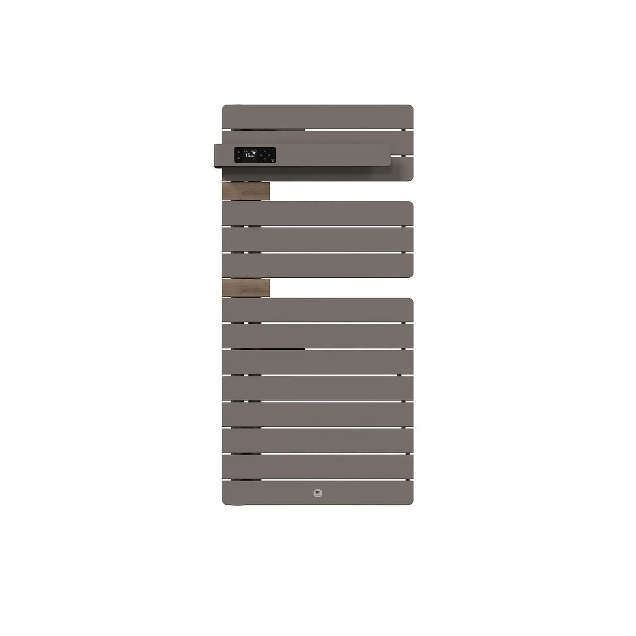 Radiateur électrique sèche-serviettes Allure 4 Classique Mât à gauche 500W Gris roche/Chêne - THERMOR - 483301