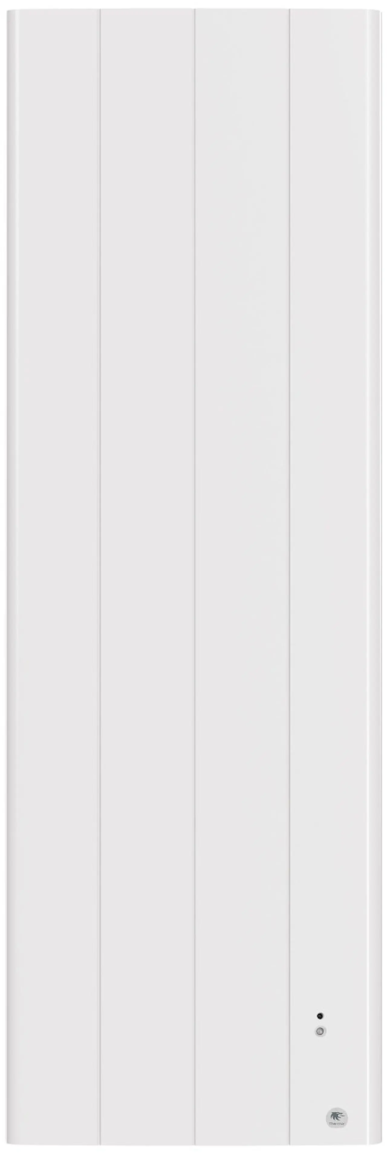 Radiateur chaleur douce connecté Bilbao 4 vertical 1000W Blanc brillant - THERMOR - 494832