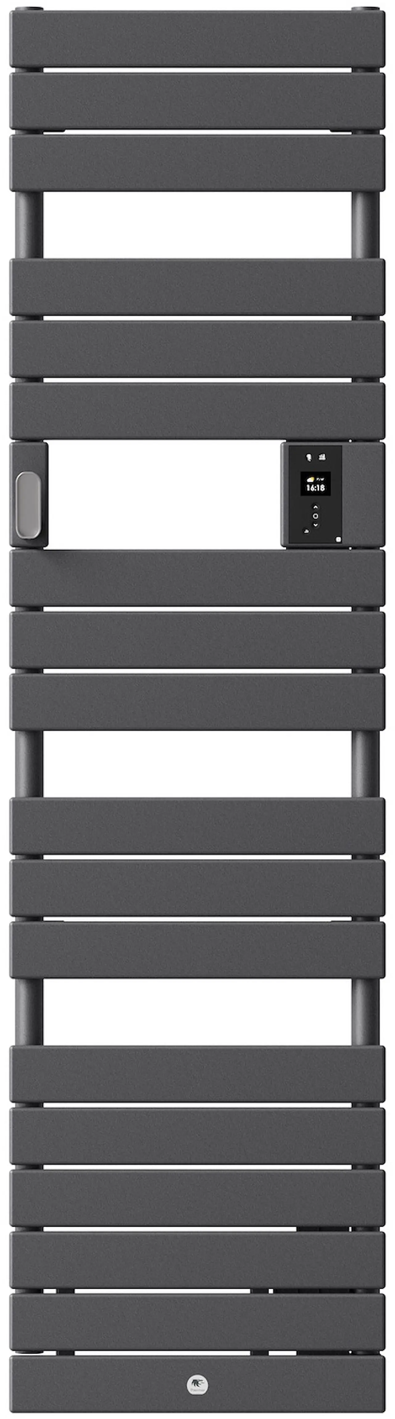 Radiateur sèche-serviettes Riviera 2, Gris menhir, 500 W, Étroit - THERMOR - 497555