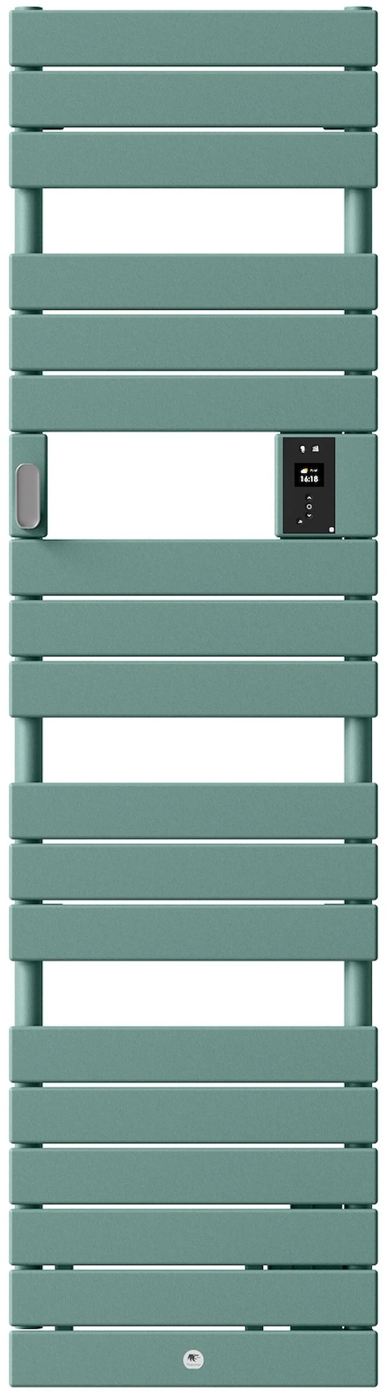 Radiateur sèche-serviettes Riviera 2 avec soufflerie, Vert eucalyptus, 1750 W, Étroit - THERMOR - 498263