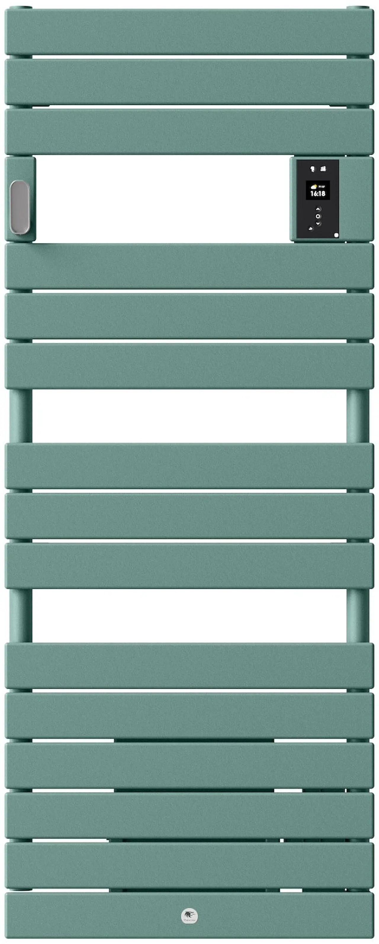 Radiateur sèche-serviettes Riviera 2 avec soufflerie, Vert eucalyptus, 1500 W, Standard - THERMOR - 498510