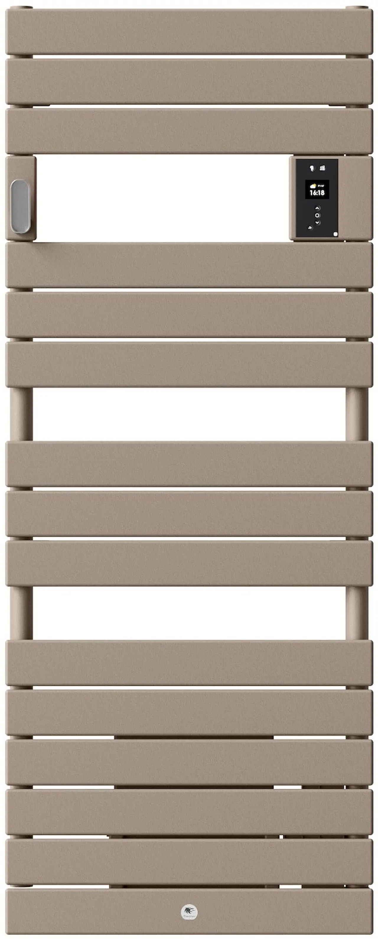 Radiateur sèche-serviettes Riviera 2 avec soufflerie, Brun sable, 2000 W, Standard - THERMOR - 498620
