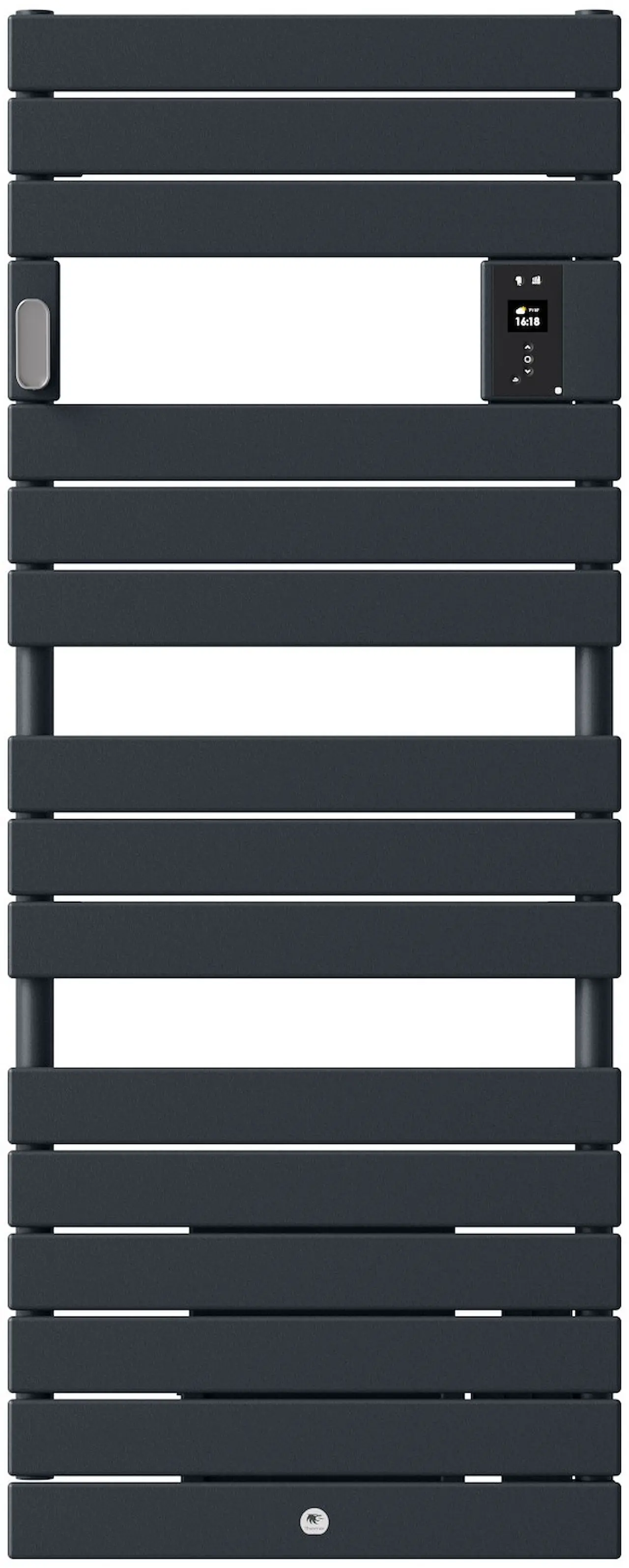 Radiateur sèche-serviettes Riviera 2 avec soufflerie, Gris ardoise, 2000 W, Standard - THERMOR - 498627