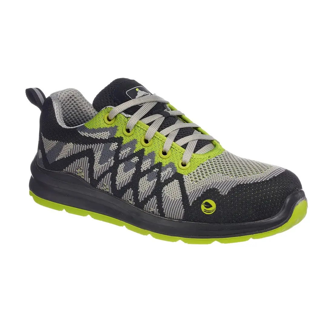 Chaussure de sécurité écologique Compositelite S1P - Noir/Jaune - PORTWEST - FC08BKY37