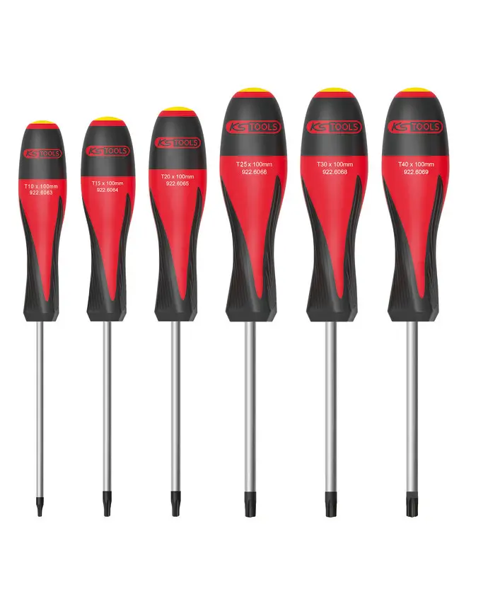 Jeu de 6 tournevis ULTIMATE TORX®, T10 à T40 - KSTOOLS