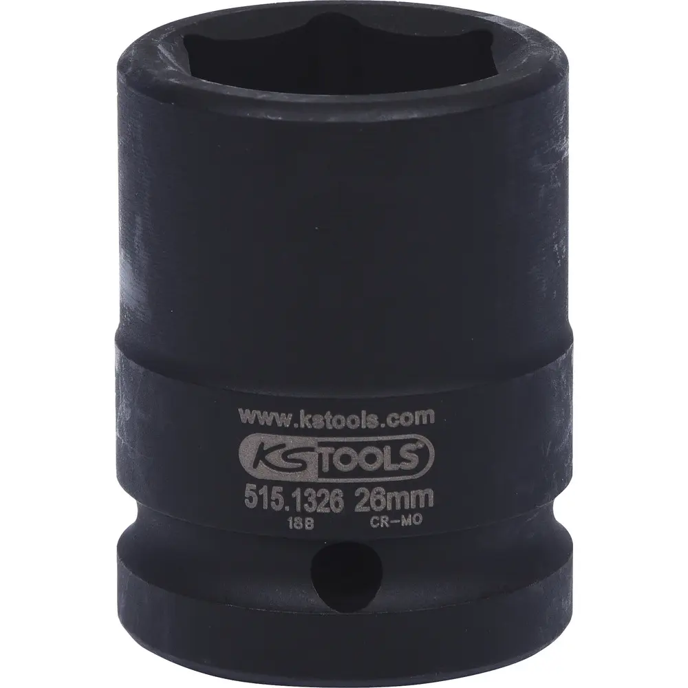 Douille a chocs 6 pans 3/4 26mm sur carte - KSTOOLS - 515.1326-E