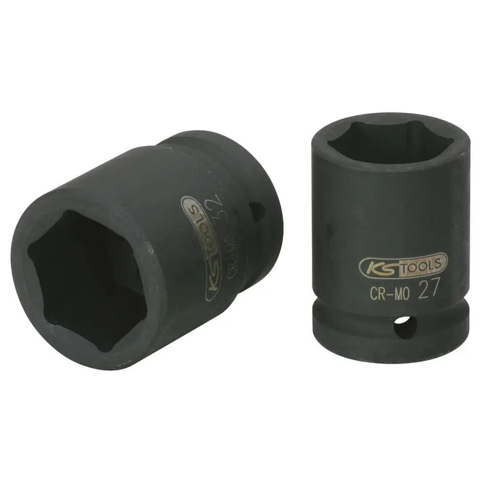 Douille à chocs 6 pans 3/4", 31 mm sur carte - KSTOOLS - 515.1331-E