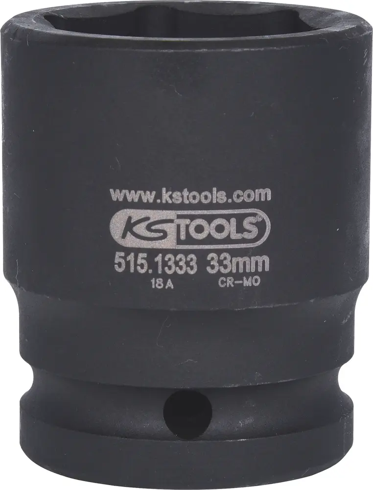 Douille à chocs 6 pans 3/4'', 33 mm - sur carte - KSTOOLS - 515.1333-E