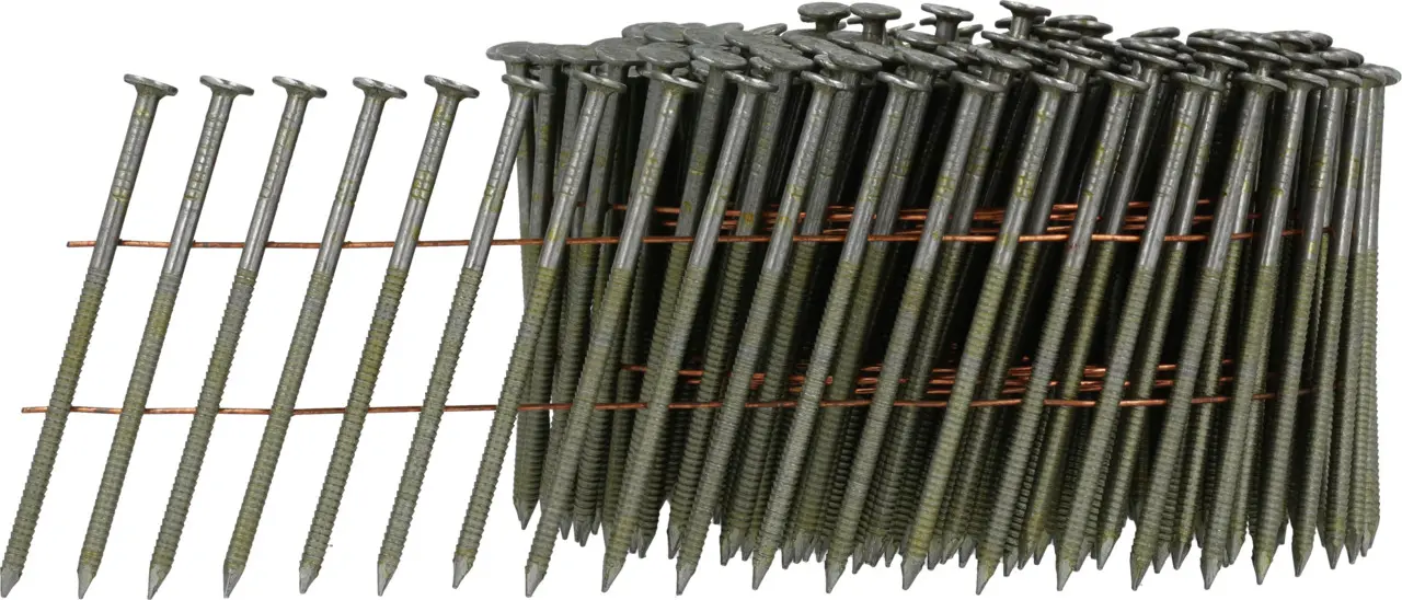 Clou annelé tête plate 16° en rouleau - Acier standard - SENCO - CFG00410