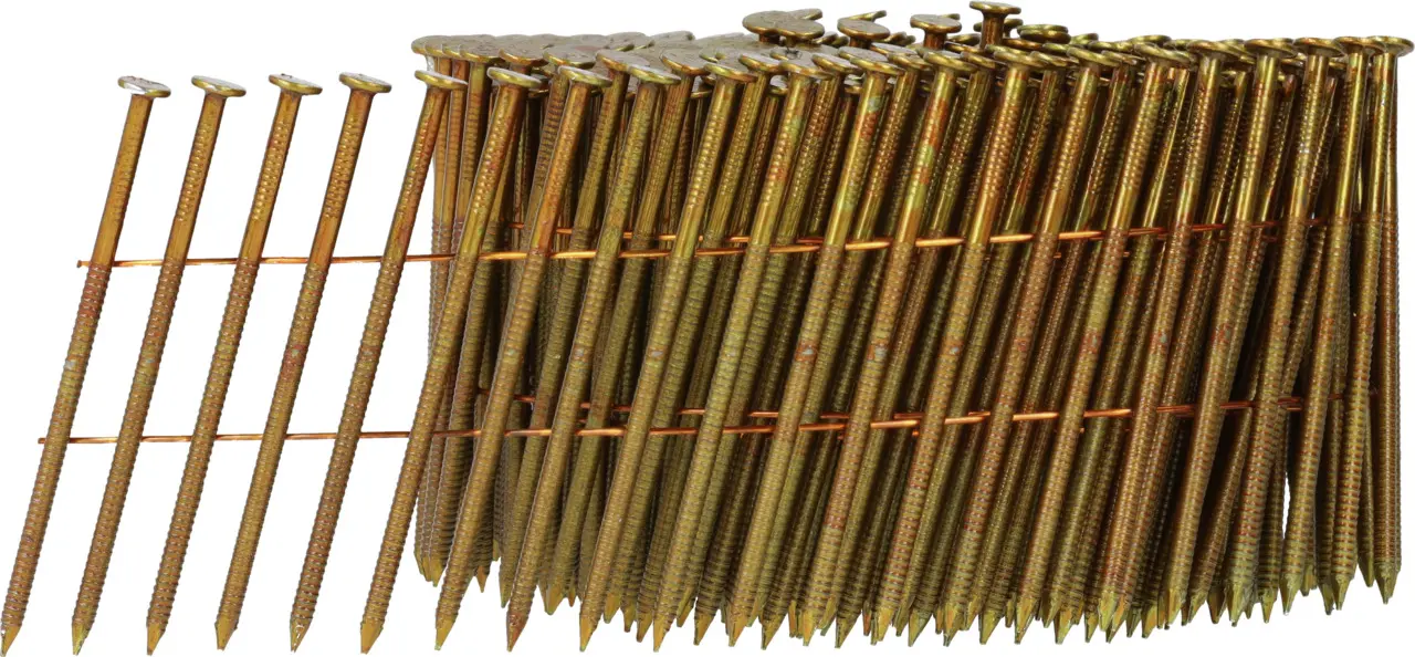Clou annelé tête plate 16° en rouleau - Galvanisé - 2,3 x 45 mm - BTE 10800 - SENCO - EL19AXBH