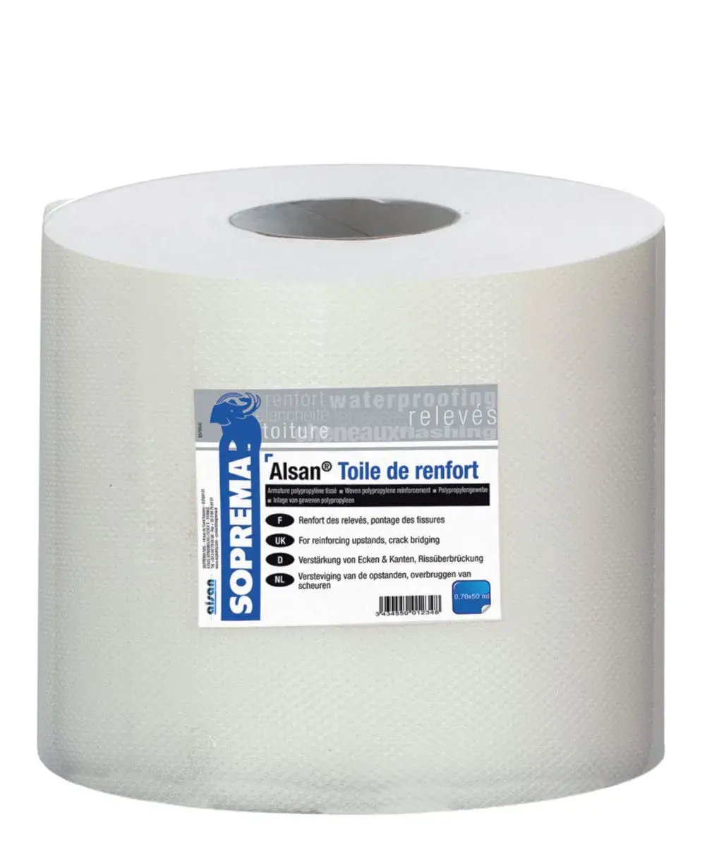 Rouleau Alsan toile de renfort 0,15 x 50 m - SOPREMA - 00158098