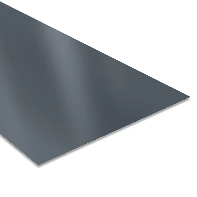 Tôle plane 63/100 1220x2000 gris ardoise ral 7015 - BACACIER AUVERGNE - TOLE 63 7015
