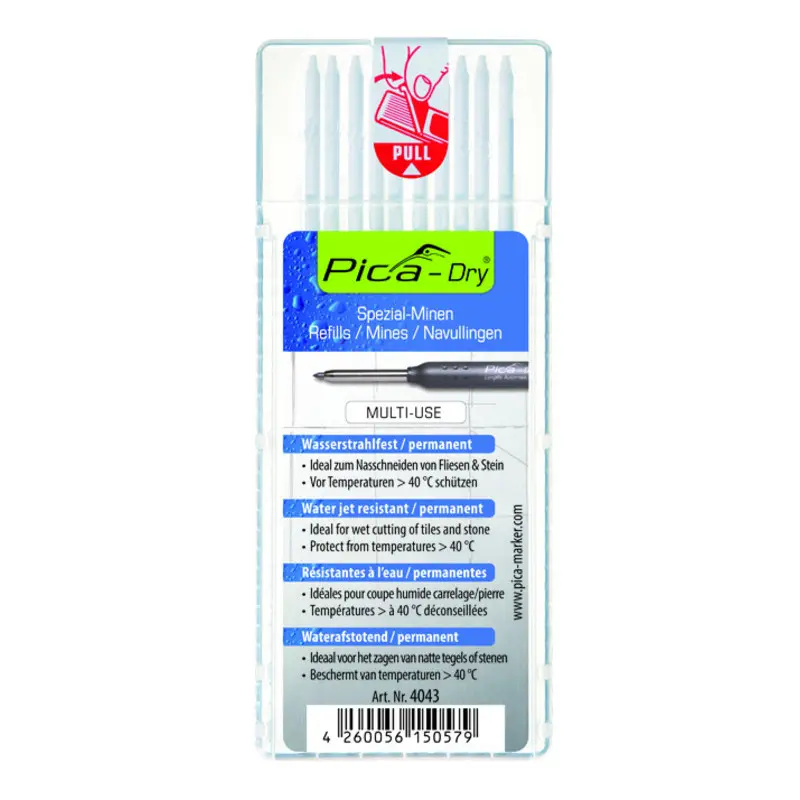 Recharge 10 mines pica dry blanc - PICA - 4043