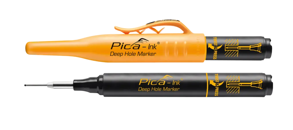 Marqueur pour trous profonds Pica Ink - Noir - PICA - 150/46