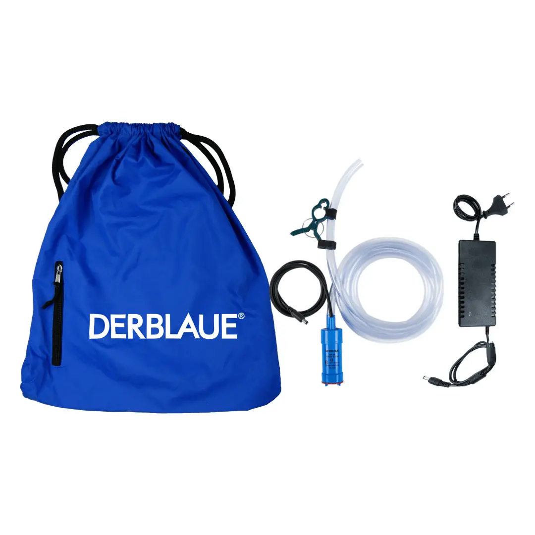 Système de pompe 12V avec sac de transport - DERBLAUE - 12002