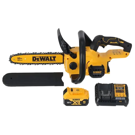 Tronçonneuse 30 cm XR 18V 5 Ah Li-ion Brushless - DEWALT - DCMCS565P1-QW