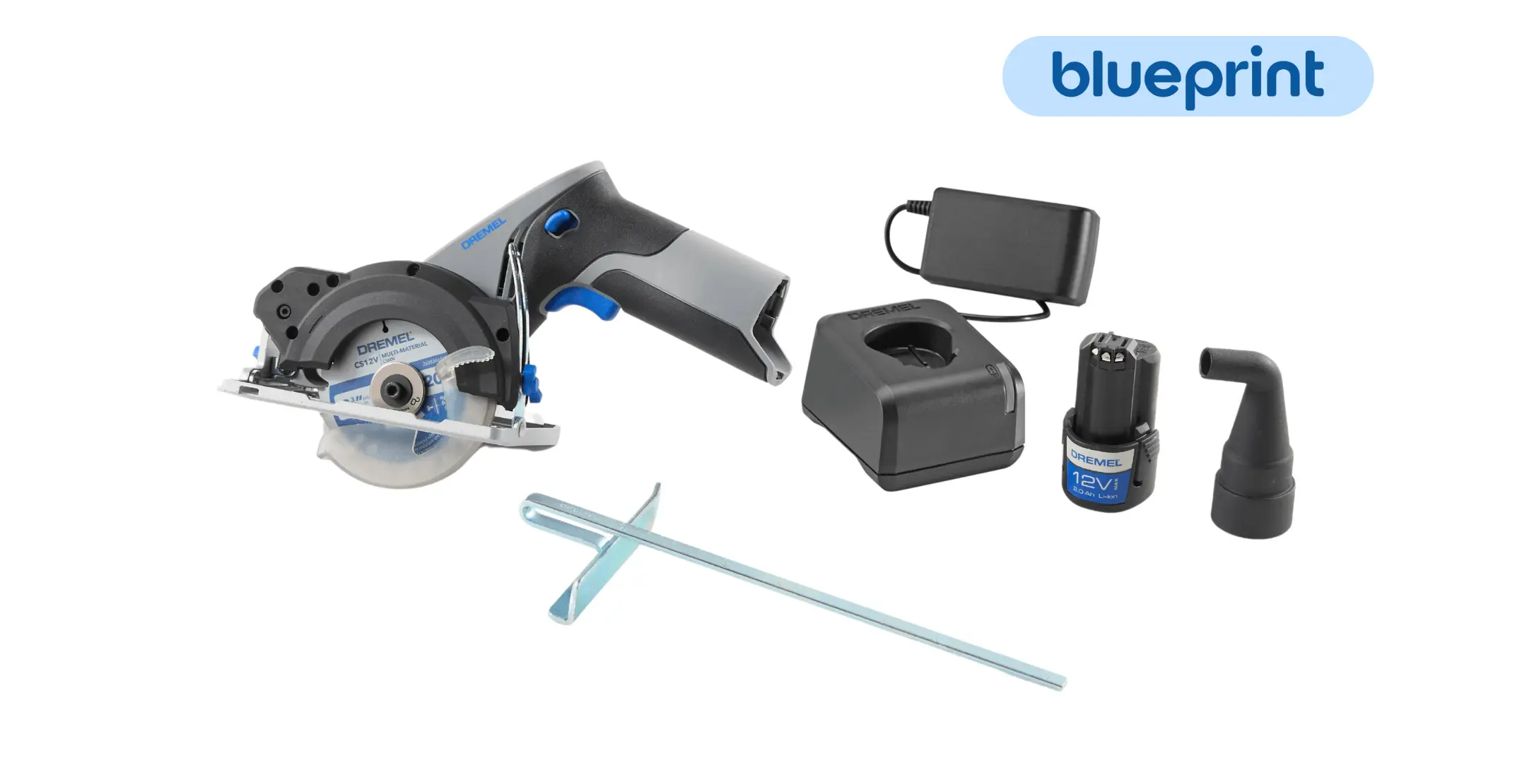 Scie compacte 12V Blueprint (CS12V-S1) - DREMEL - avec une batterie 2Ah et chargeur - F013CS12JA