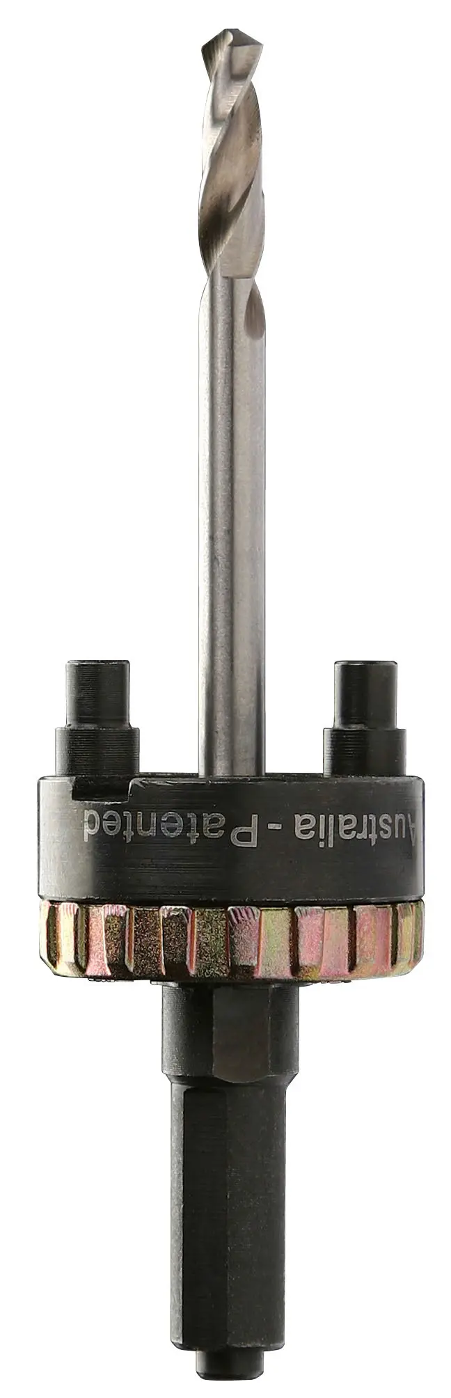 Pilote attachement hexagonal 11 mm avec système quick lock pour scie 14-210 mm + foret centreur - DIAGER - 652QLHEX