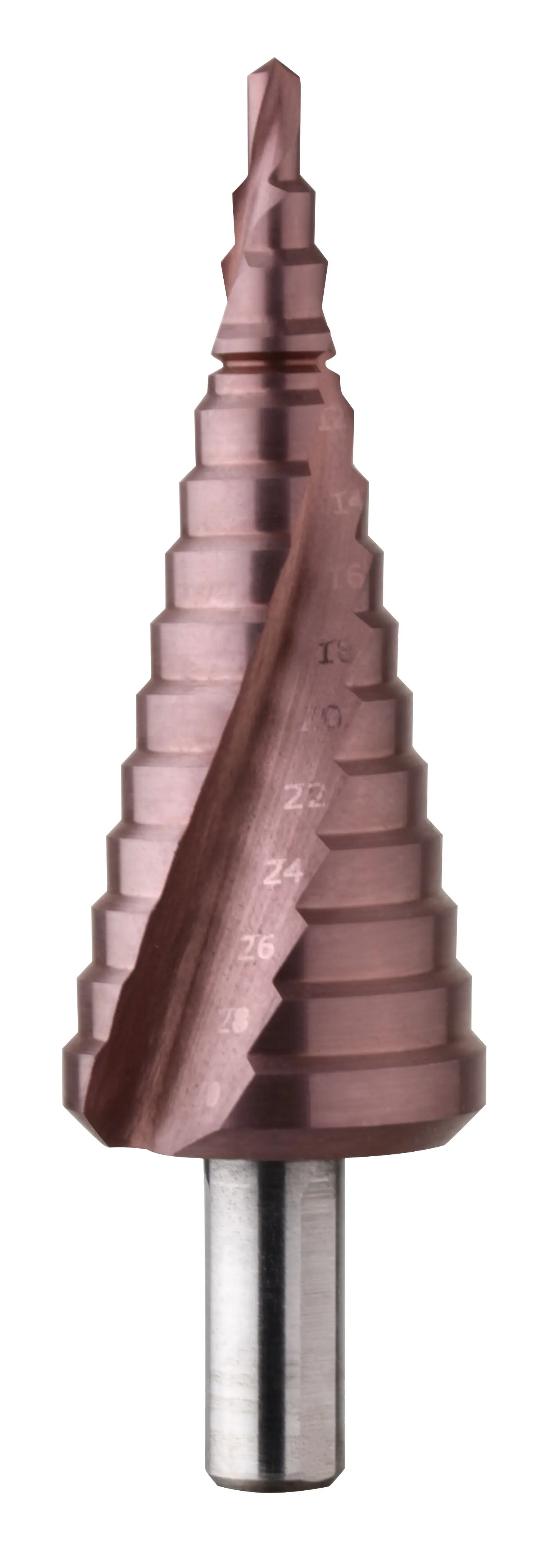 Foret étagé HSS 5% cobalt TiAlN D.4 - DIAGER - 50