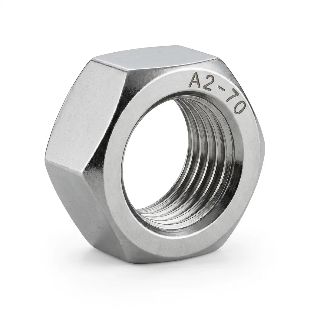 Écrous hexagonaux Inox A2 DIN 934 - Ø 12 mm - BTE 100 - ACTON - 6260112