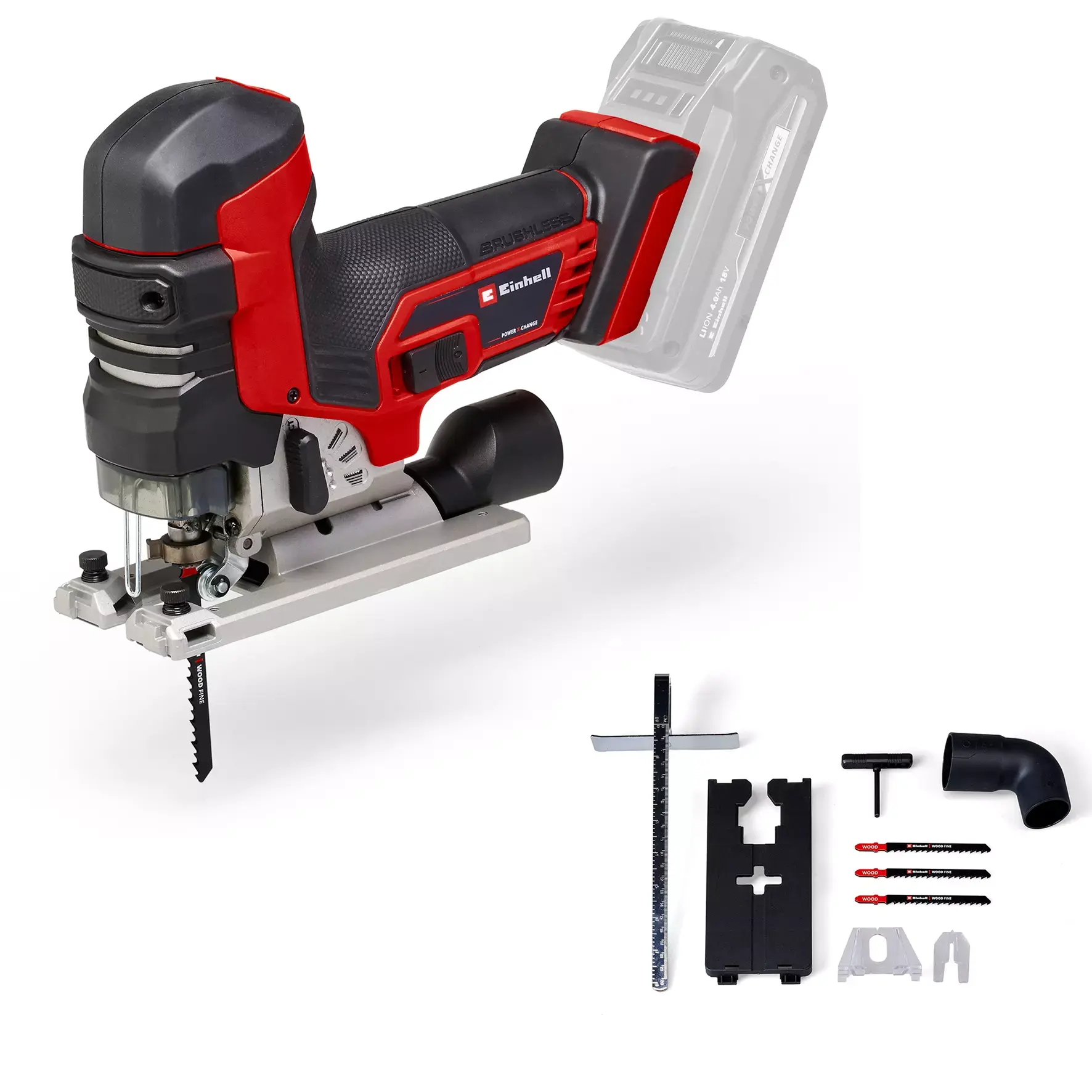 Scie sauteuse pendulaire sans fil Professional TP-JST 18/135 Li BL - Solo - EINHELL - 4321265