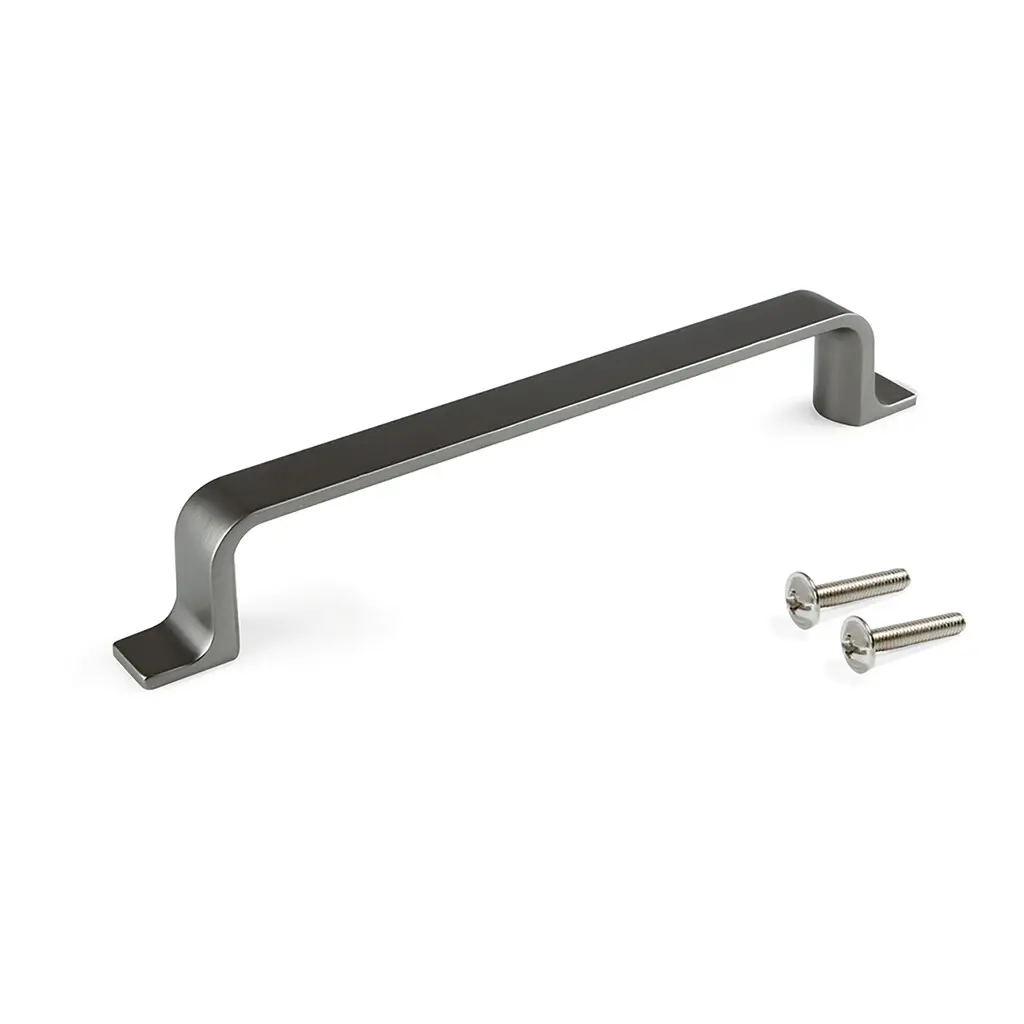 Poignée kobe entraxe 128mm titane - EMUCA - 9356152