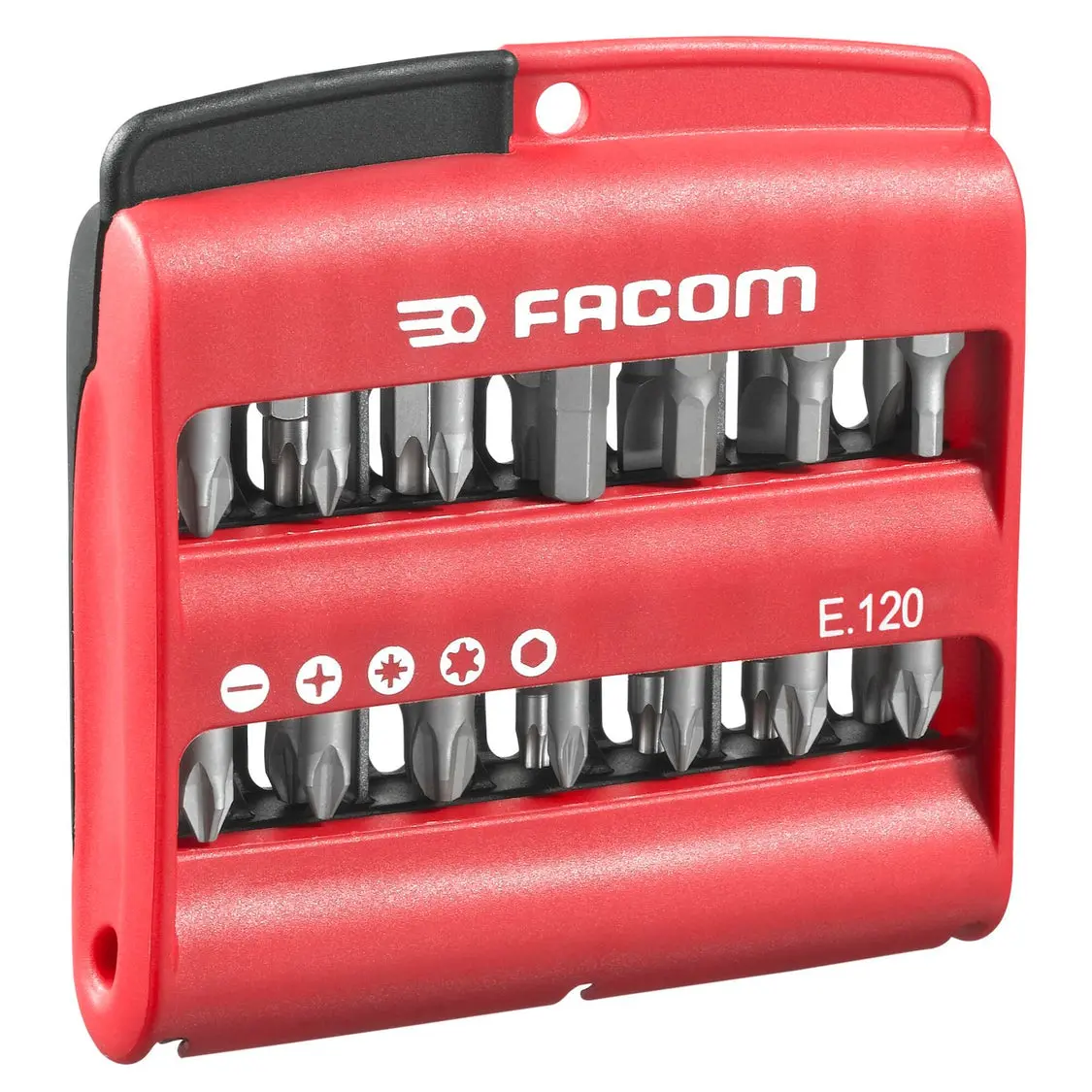 Boite de 28 embouts (fente PH PZ 6 pans torx) - FACOM - E.120