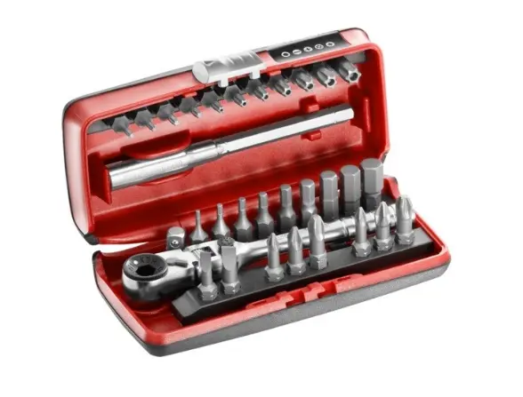 Coffret 31 pièces embouts 1/4" + cliquet - FACOM - R.180J31PB