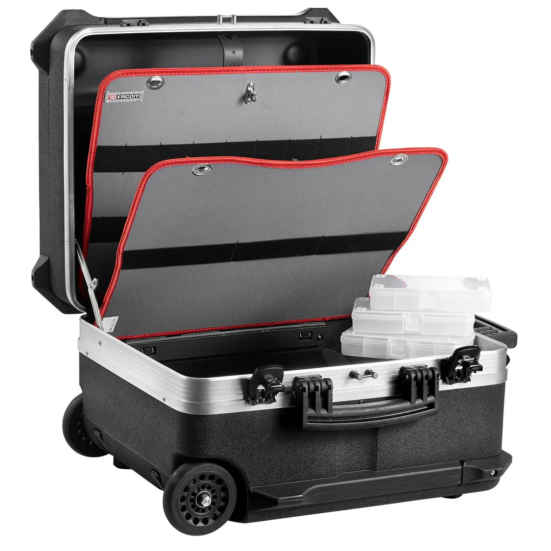 Valise container à roulettes serrures TS - FACOM - BV.61A