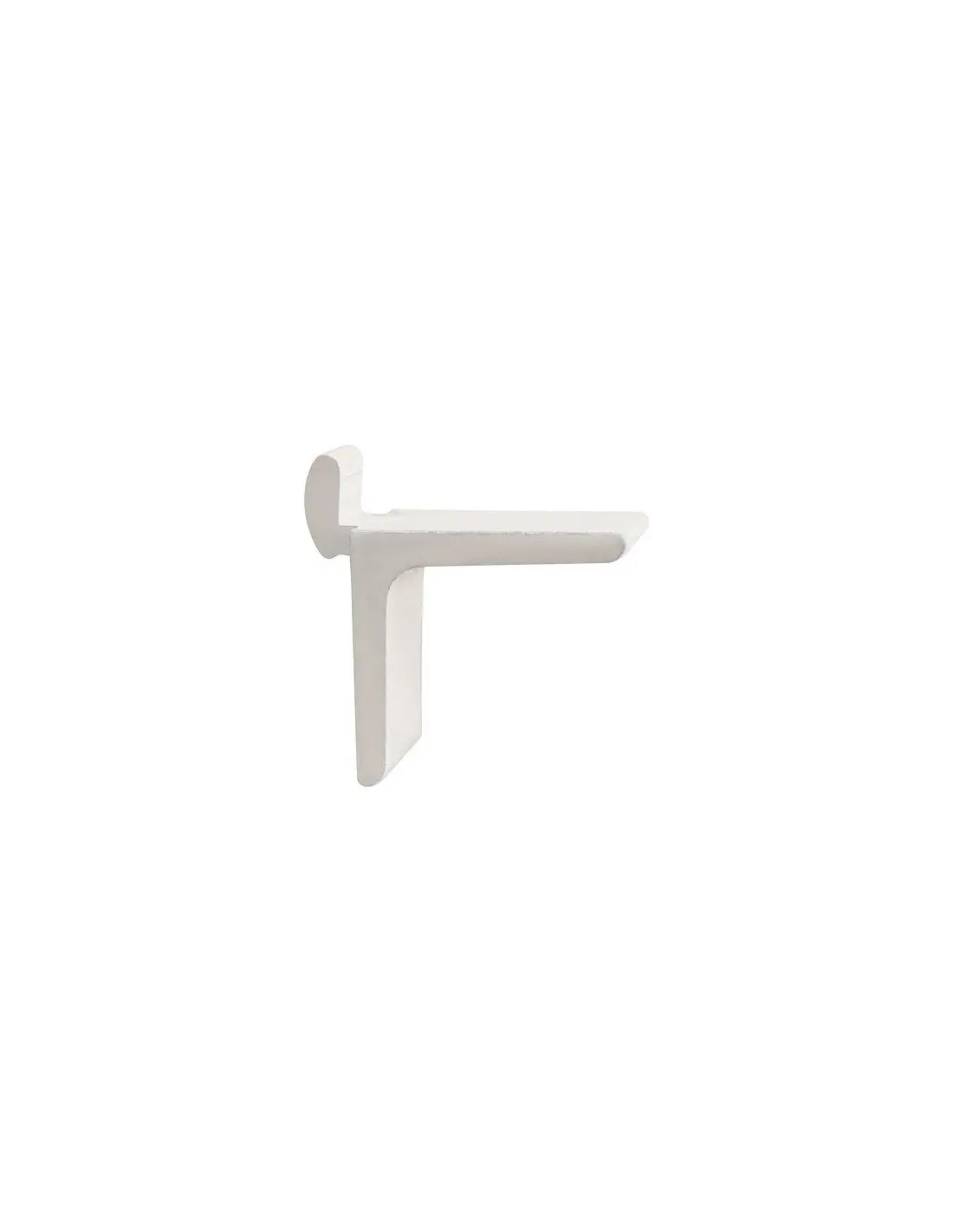 Taquet pour crémaillère aluminium à entailler BLANC MONIN 522560