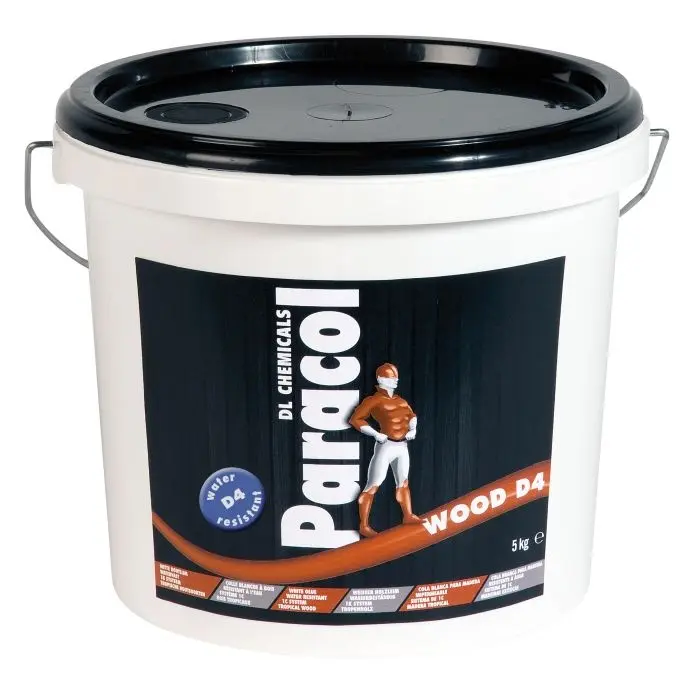 Colle blanche résistance à l'eau D4 Seau 5Kg - DL CHEMICALS - 100948