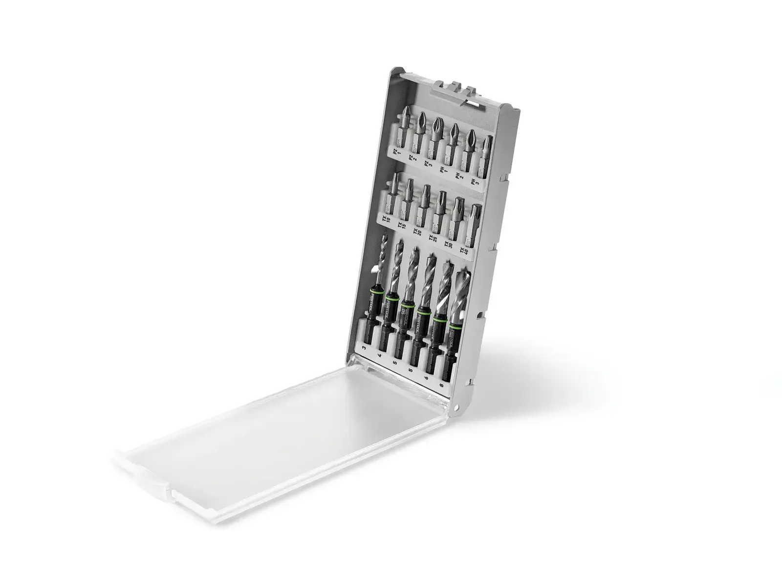 Coffret de forets hélicoïdaux BKS SYS3 D3-8 K CE/W - FESTOOL - 577395