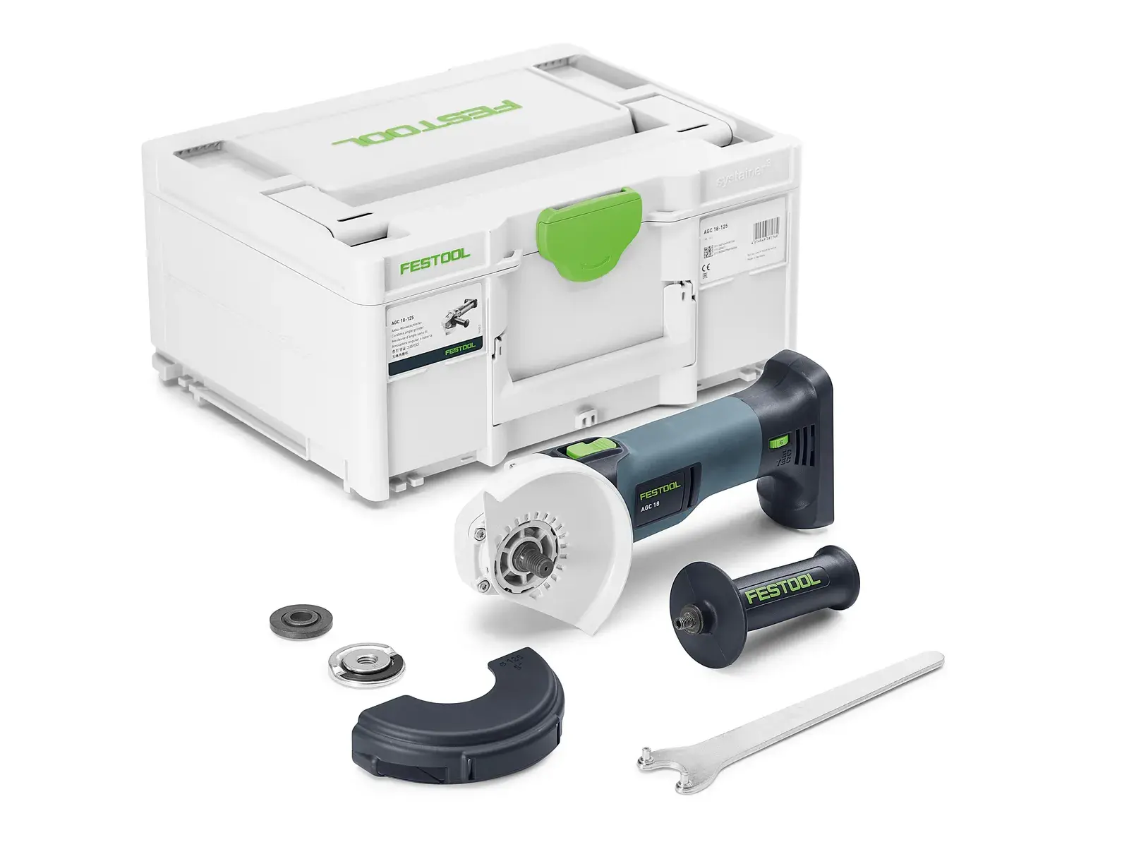 Meuleuse d'angle sans fil AGC 18-125 EB-Basic Sans batterie ni chargeur - FESTOOL - 578367
